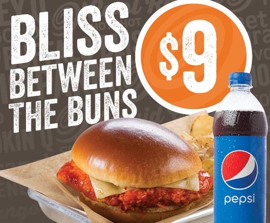 Bliss Between the Buns for $9