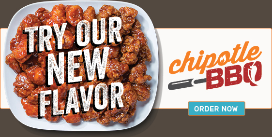 Try our new flavor: Chipotle BBQ!