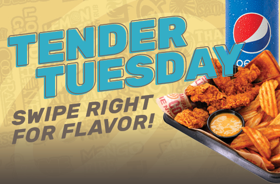 Tender Tuesday: Swipe Right for Flavor!