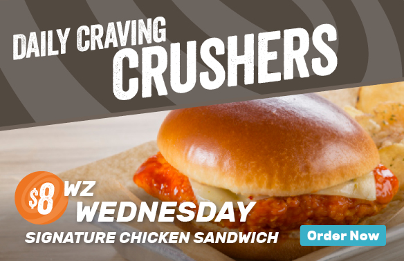 Wing Zone Wednesday: $8 Signature Chicken Sandwich